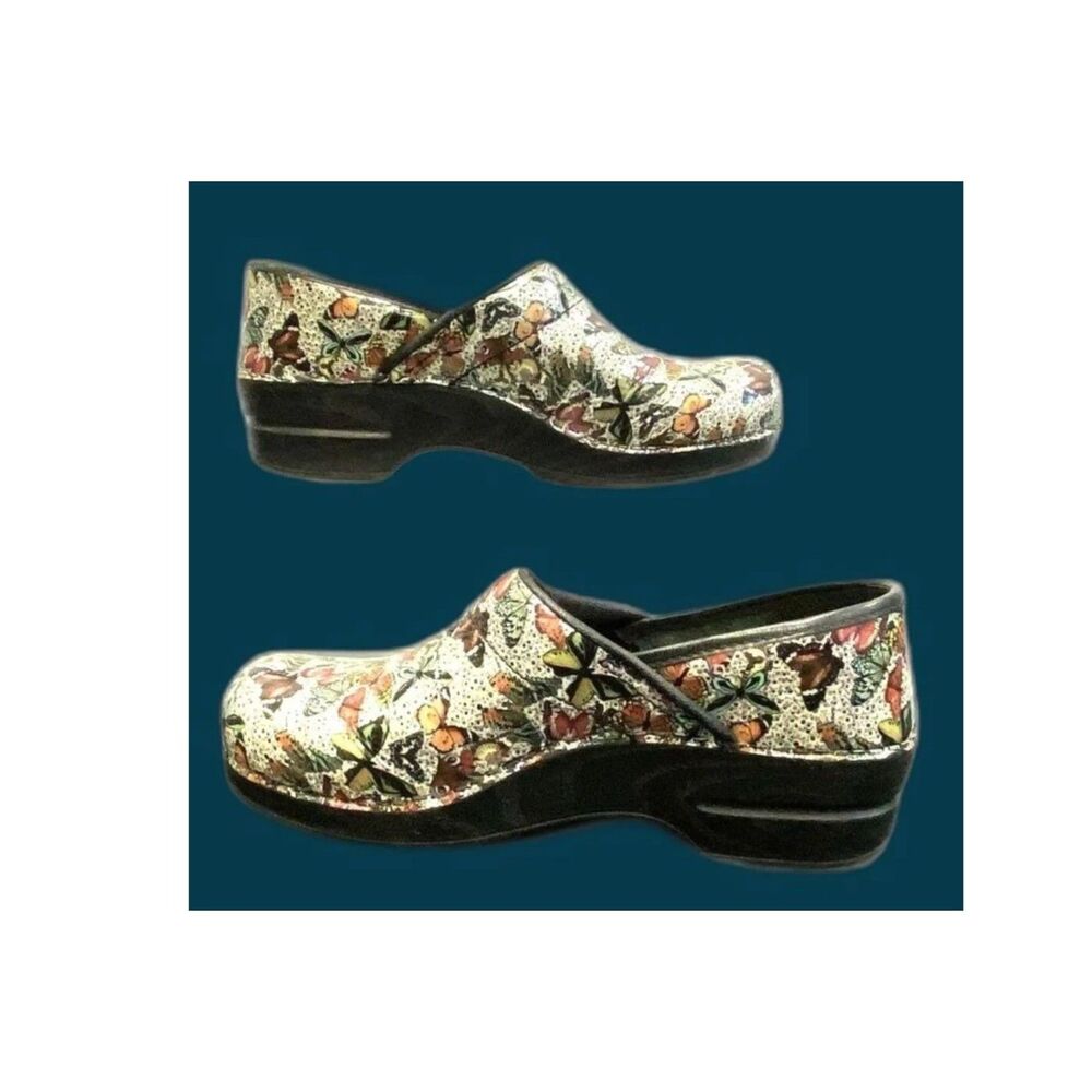 Sanita Butterfly Clog Shoes - Size 37